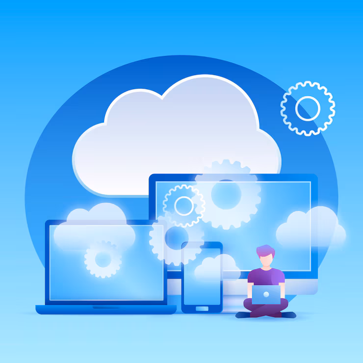 Cloud Computing Illustration